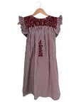 Aggie Maroon Gingham Angel Dress (2X only)