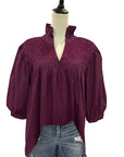 PRE-ORDER: Aggie Double Maroon Tailgater Blouse (October delivery)