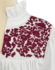 PRE-ORDER: Aggie White Tailgater Blouse (September delivery)