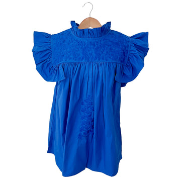 Double Royal Blue "Extra" Blouse (S only)