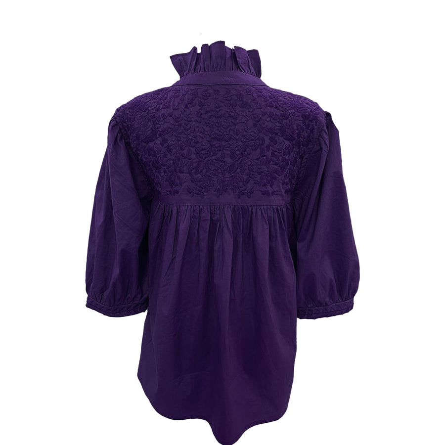 PRE-ORDER: Double Purple Tailgater Blouse (October delivery)
