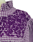 PRE-ORDER: TCU Gingham Tailgater Blouse (October delivery)
