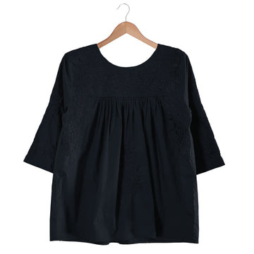 Double Black Saturday Blouse (XS only)