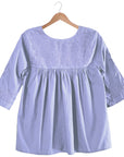 Double Lavender Saturday Blouse (XS only)
