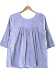 Double Lavender Saturday Blouse (XS only)